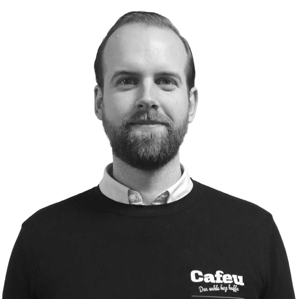 Kontakt Cafeu marketing manager Jacob Floor Kousgaard