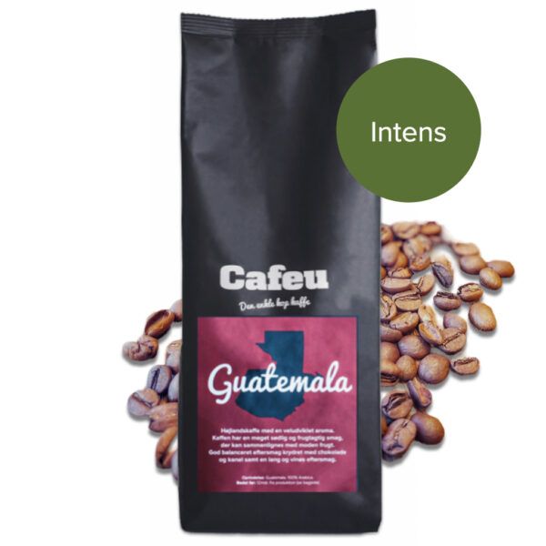 Cafeu Guatamala hele kaffebønner