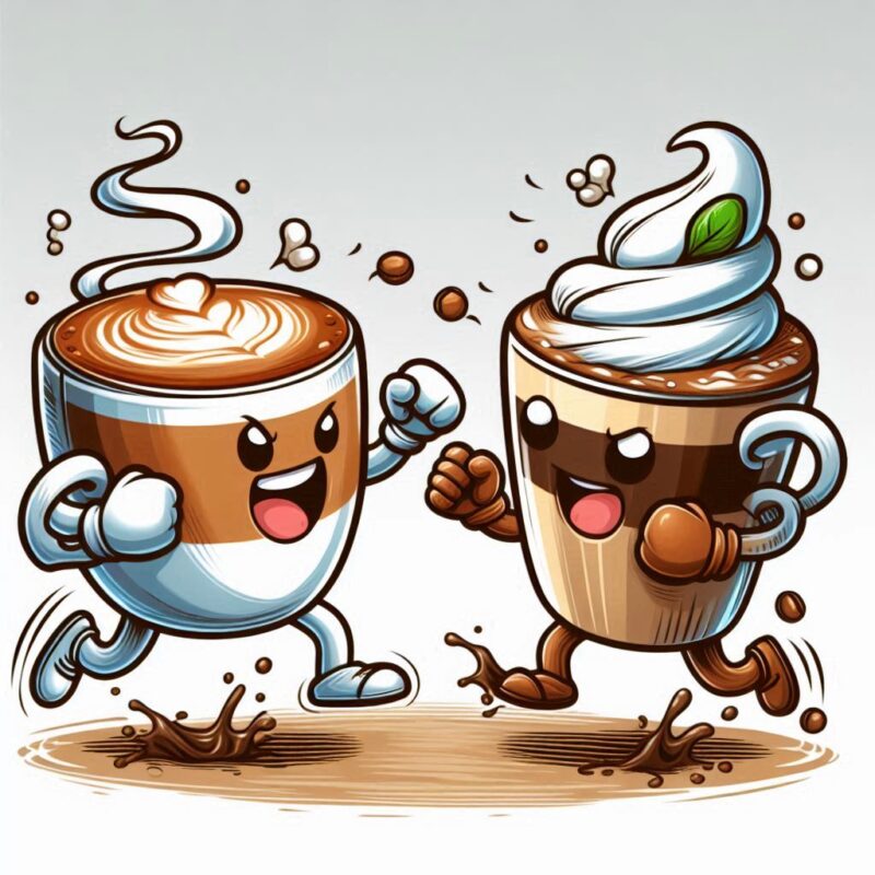 Caffe Latte vs Cappuccino